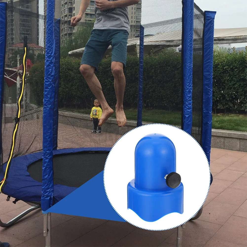 

4 Pieces Trampoline Rod Lid Securely Fastened Pole Top Covers For Safe Enclosure Net