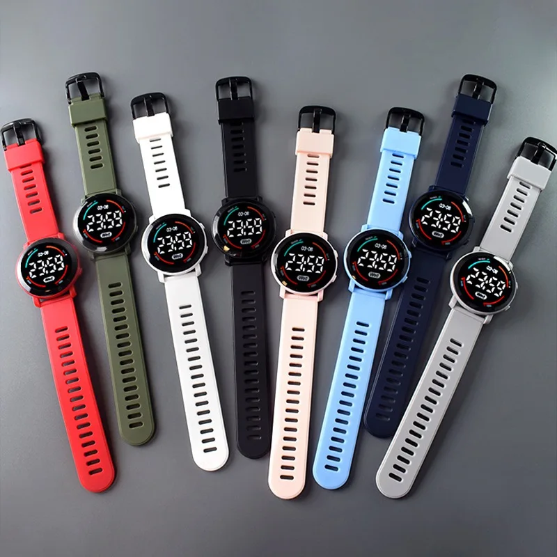 

Kids Smart Watch Waterproof Electronic Watch for Boys Girls Children's LED Luminous Sports Watch Smartwatch Clock For 5-16Years