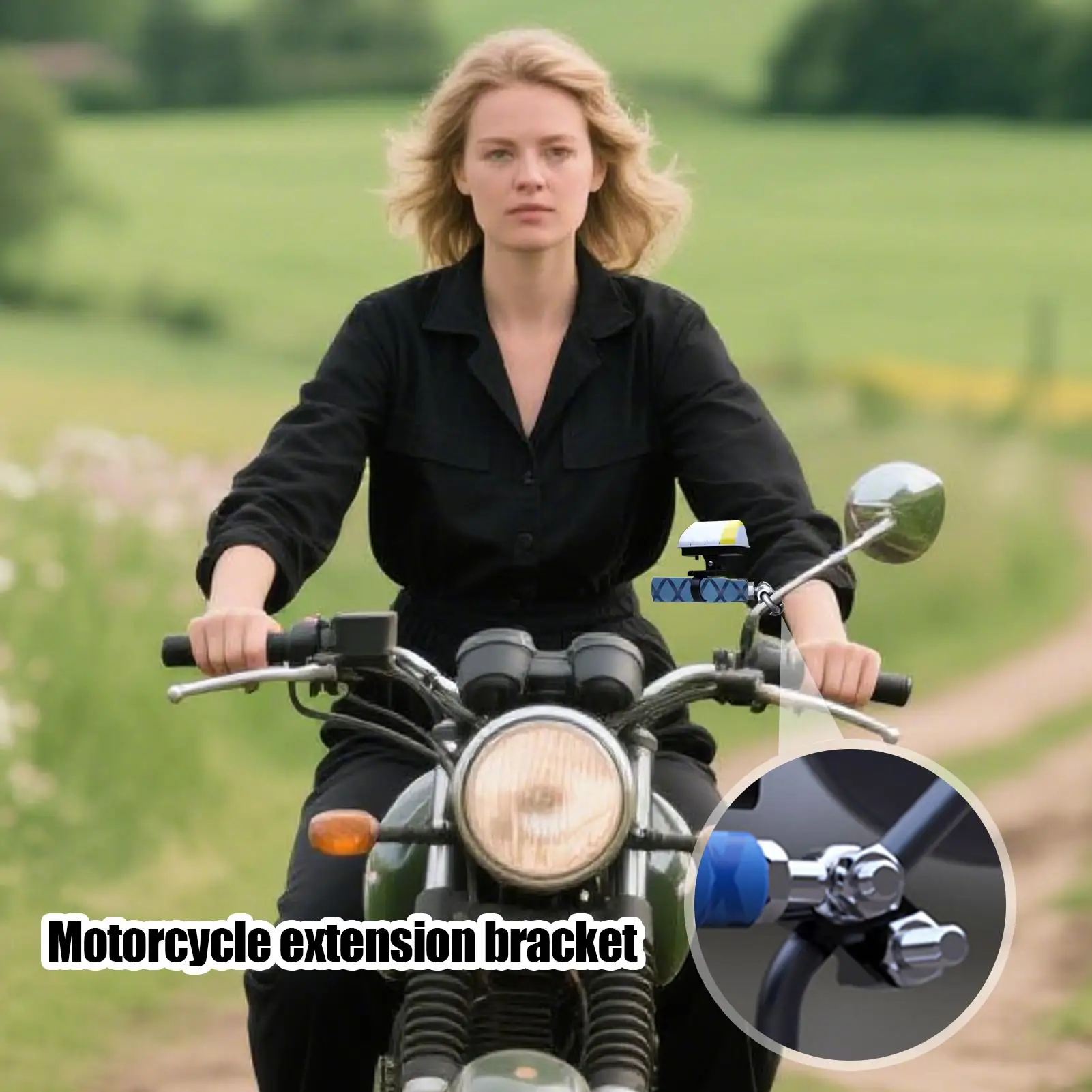 

Монтажный кронштейн для мотоцикла, зажим для вспомогательных фонарей, многофункциональный регулируемый опорный держатель для дорожной лампы, ремонт света, езда