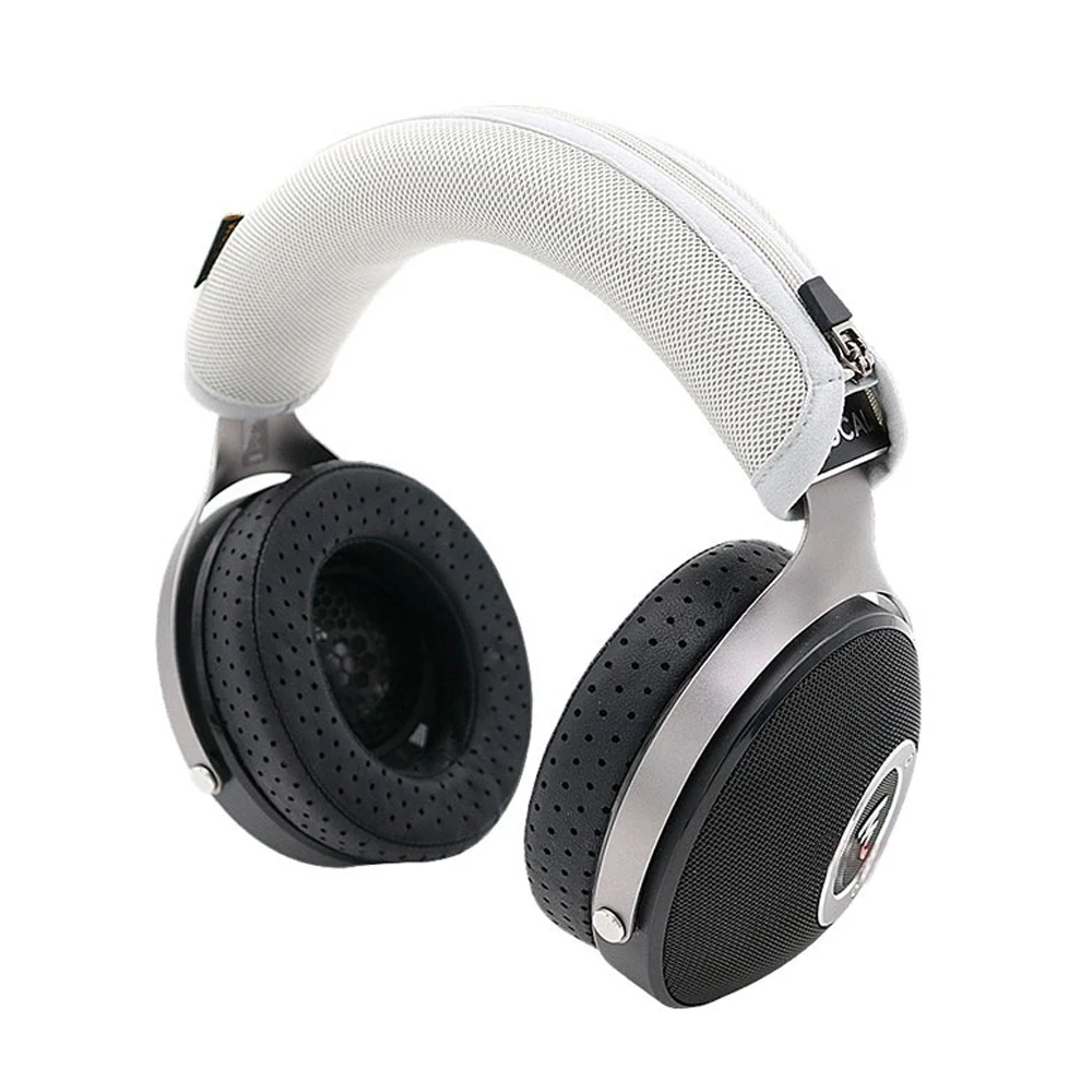 Earphone Zipper knitted fabric headband protective cover For Focal Elear Headphone Headband Cover Headphone Accessory