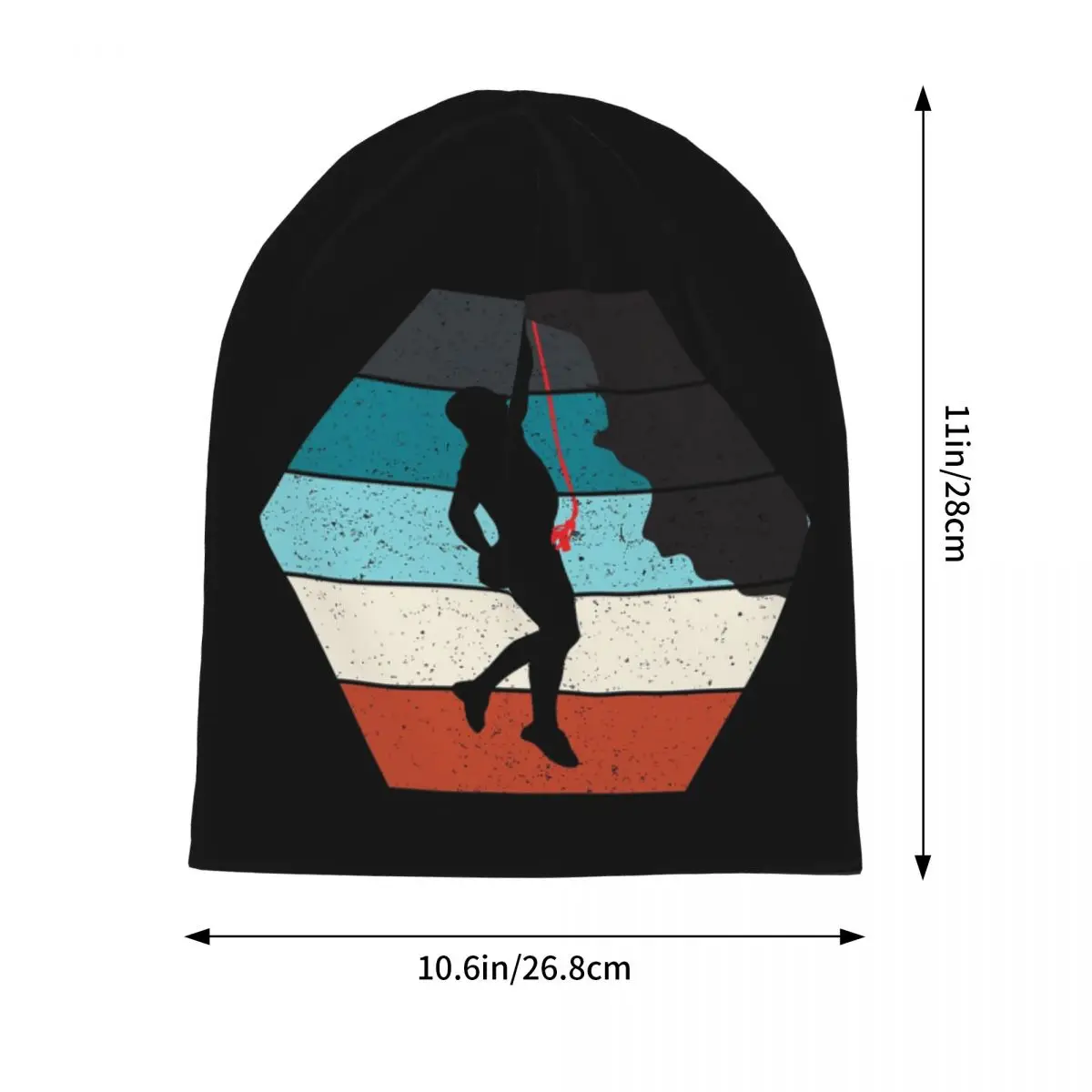 أرسلها - قبعة هيب هوب محبوكة دافئة لتسلق الصخور، قبعة خريف وشتاء، قبعات بيني خارجية للجنسين والكبار