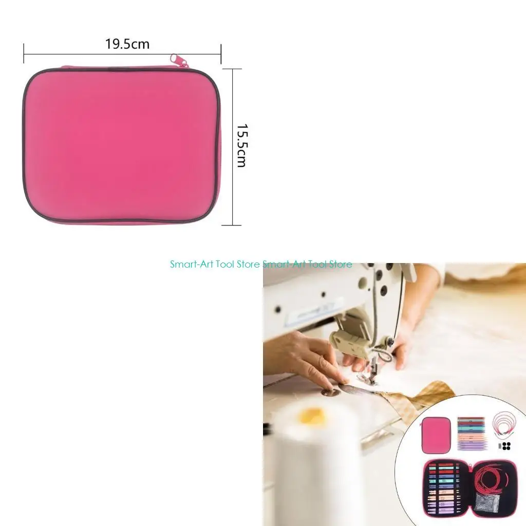 

E1PB 10Pairs Interchangeable ABS Circular Knitting Needle for Knitting Sweater Sock