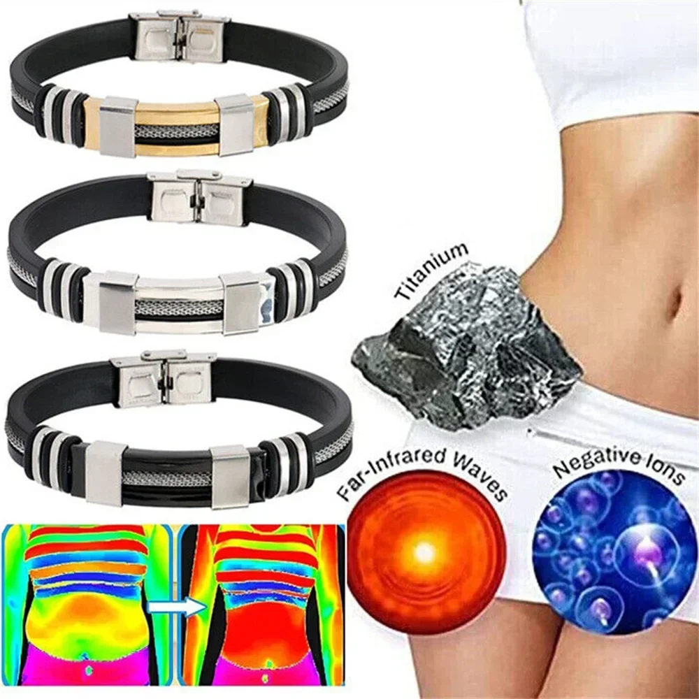 Titanium Detox Lympunclog Wristband Bracelet Lymp Unclog Titaniumion Bracelet Wrist Bands For Energy Women Men Shape Bracelet
