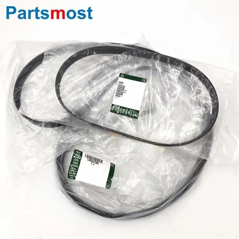 5.0 V8 Drive Belt Kit Primary Serpentine Belt LR064185 Secondary Belt LR012663 for Land Rover Discovery LR4 Range Rover RR Sport