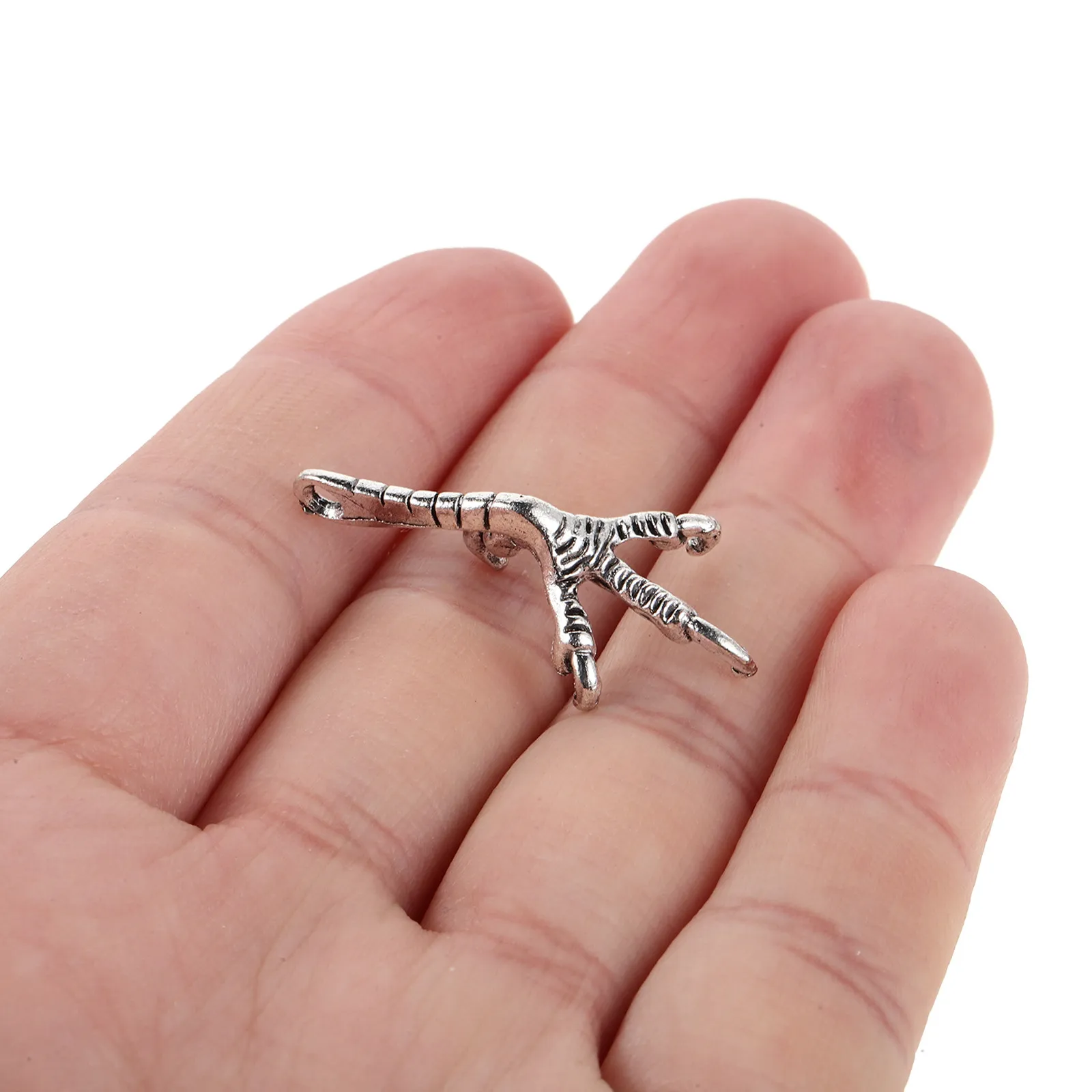 

50pcs Bird Claw Charms For Jewelry Making - Retro Zinc Alloy Eagle Feet Charms Pendants Vintage Ornamental Jewelry Findings