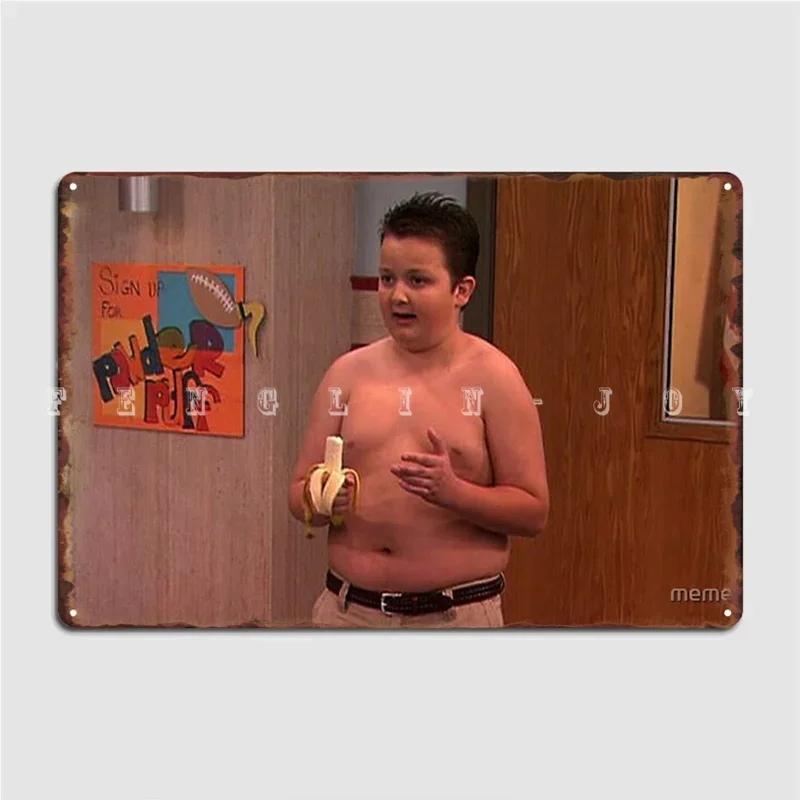 Gibby From Icarly Metal Sign Cinema Garage Living Room Customize Poster Tin Sign Poster