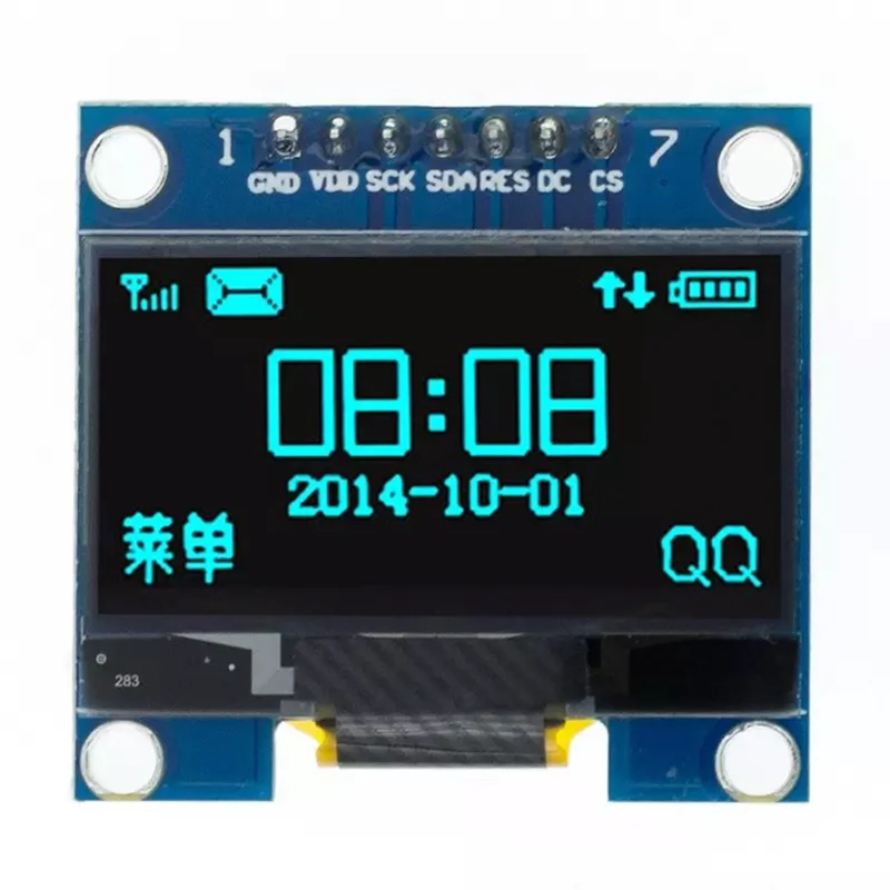 Rohs 1.3 Inch Oled Module Wit/Blauw Spi/Iic I2c Communiceren Kleur 128X64 1.3 Inch Oled Lcd Led Display Module 1.3 "Oled Module