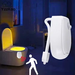 7 Colors Smart PIR Motion Sensor Toilet Seat Night Light Waterproof Backlight For Toilet Bowl LED Luminaria Lamp WC Toilet Light