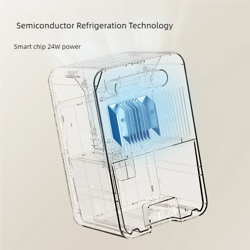 Intelligent timing air dehumidifier 1.5L, air dryer for home bedroom office kitchen deodorization and defrosting EU/US plug
