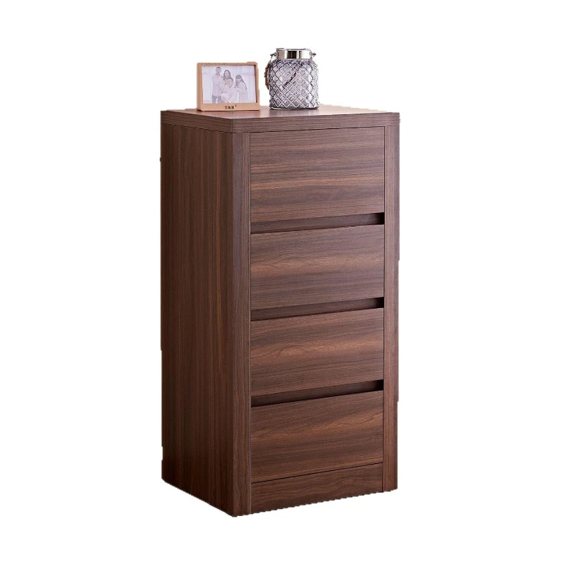Hidden storage cabinet living room modern simple wall side cabinet vertical cabinet