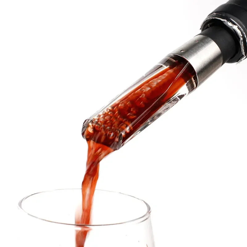 Newest Wine Aerator Pourer Premium Aerating Pourer Red Wine Decanter Cap Spout Stopper Bottle Mouth Dispenser Decanter Spout
