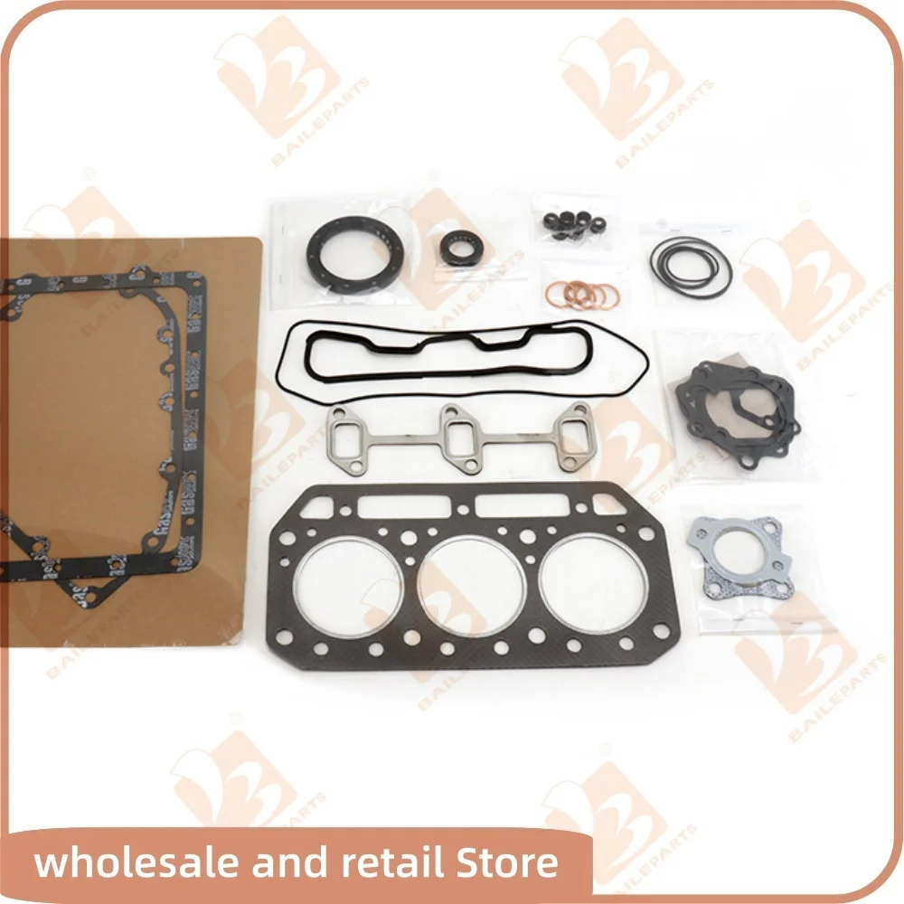 

For Yanmar 3T75 Full Gasket Kit Set Engine or Cylinder Head Gasket Overhaul Rebuild Kit Engine Spare Parts