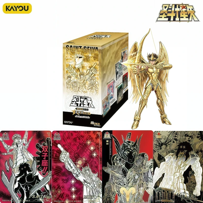 

Genuine KAYOU Saint Seiya Series Manga Card Anime Limited Edition Peripheral Collection Toy Card Holiday Gift Original Box