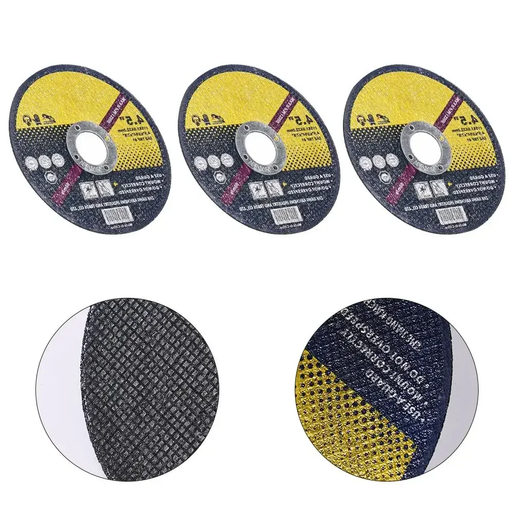 3PCS Lama da taglio per metalli Disco Smerigliatrice angolare in acciaio inossidabile 115MM 4.5 pollici Ruote da taglio abrasive Utensili elettrici per la lavorazione dei metalli CNC