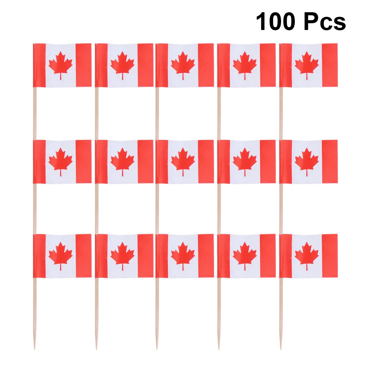 100 Pcs Mini Mexican Toothpick Flags Brazilian Cocktail Picks Decor Decorative Cake Toppers