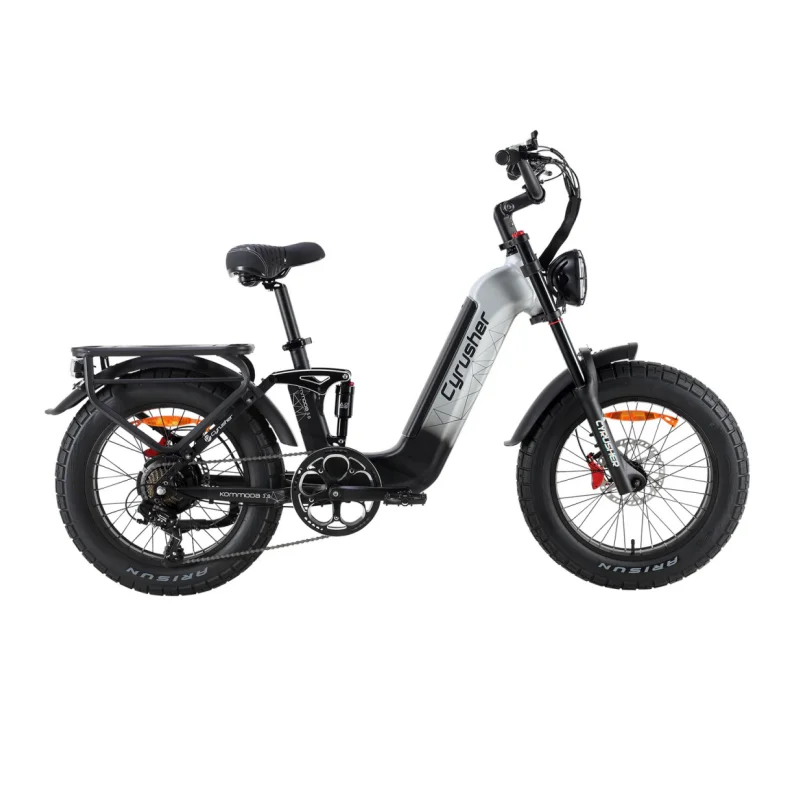 

Электрический горный велосипед Cyrusher Kommoda 3.0 48В20Ач для взрослых, с масляной и пружинной амортизационной вилкой, фэтбайк с шинами 20"X4", 7 скоростей, хит продаж