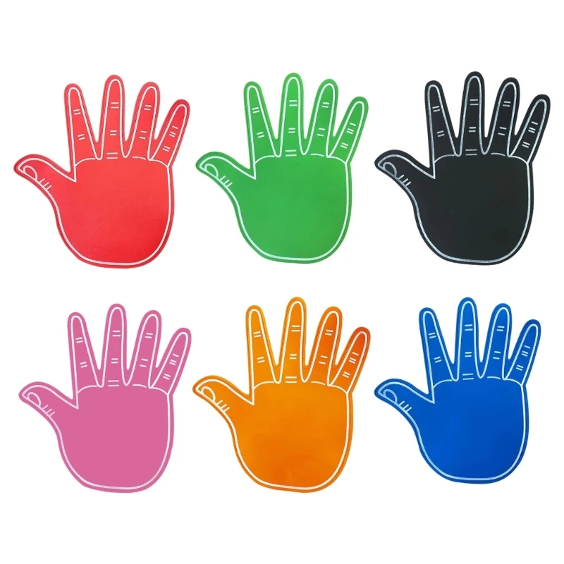 

A5YC 2pcs Oversized Comfortable Foam Gloves Visible In Crowds At Games