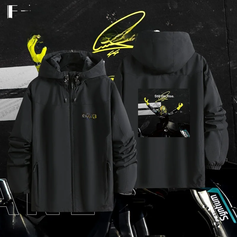 

F Racing T 44 Hlton Still We Rise Jaet Outerwear Tee-in-One Men's Casual Sle Windproof Polyester Fiber