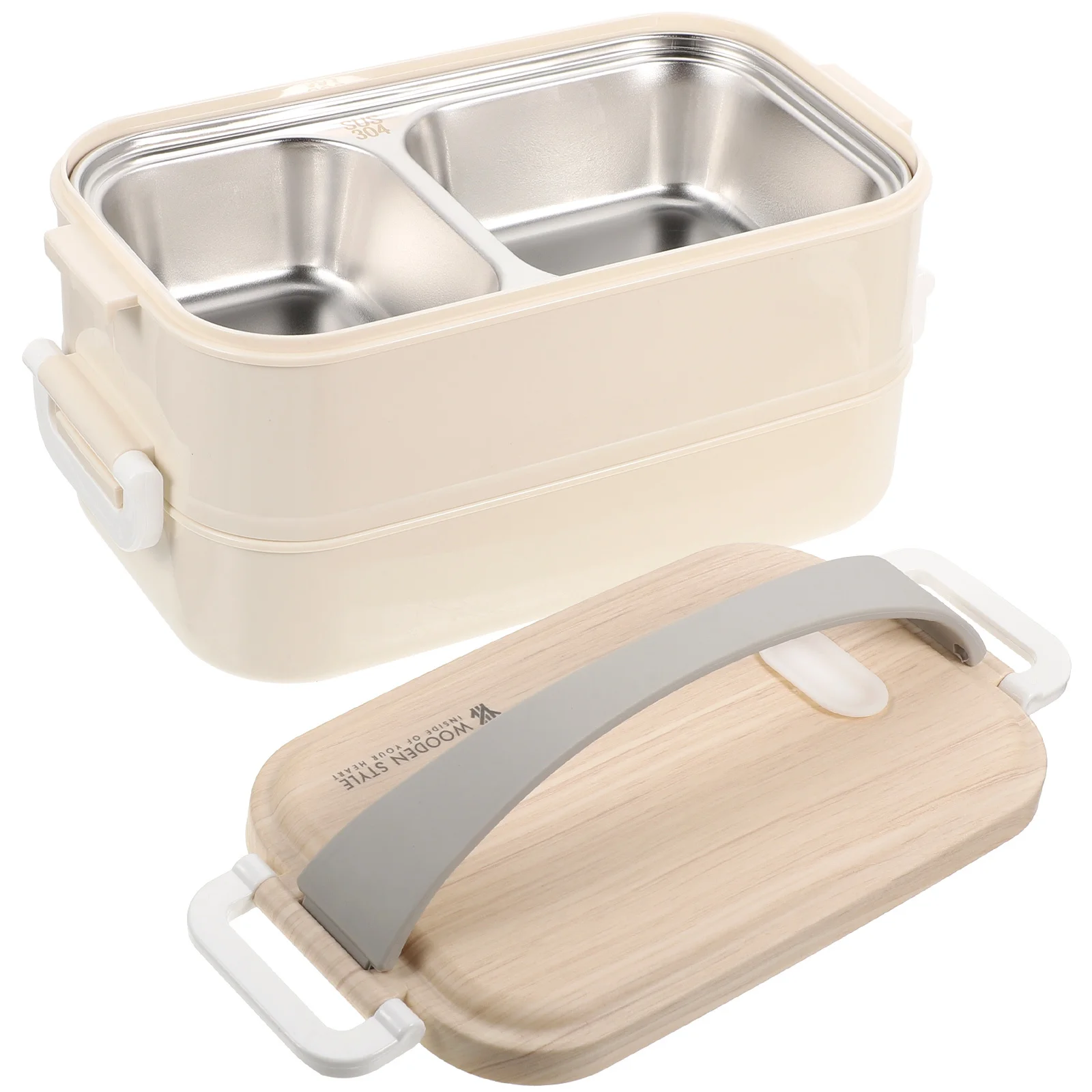 

Meal Prep Container Food Storage Containers Bento Snack Boxes Lunch Metal for Pp Bento-style Lunchbox Stainless Steel