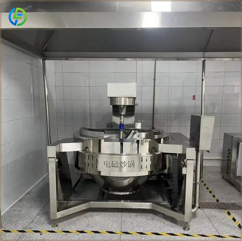 Commercial Large Frying Pan SS304 Steam Gas Planetary Stirring Cooking Pot FL Customized