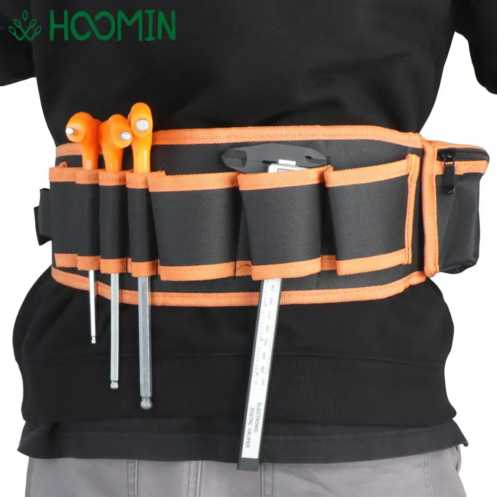 

Electrician Pouch Bag Waist Tool Bag Electricians Tool Storage Holder Tools Packaging Adjustabe Belt Multifunction