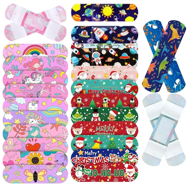 60 sztuk/zestaw Cartoon plaster na opatrunek na rany plaster skóra Kawaii Patch paski pierwszej pomocy taśma wodoodporne bandaże samoprzylepne