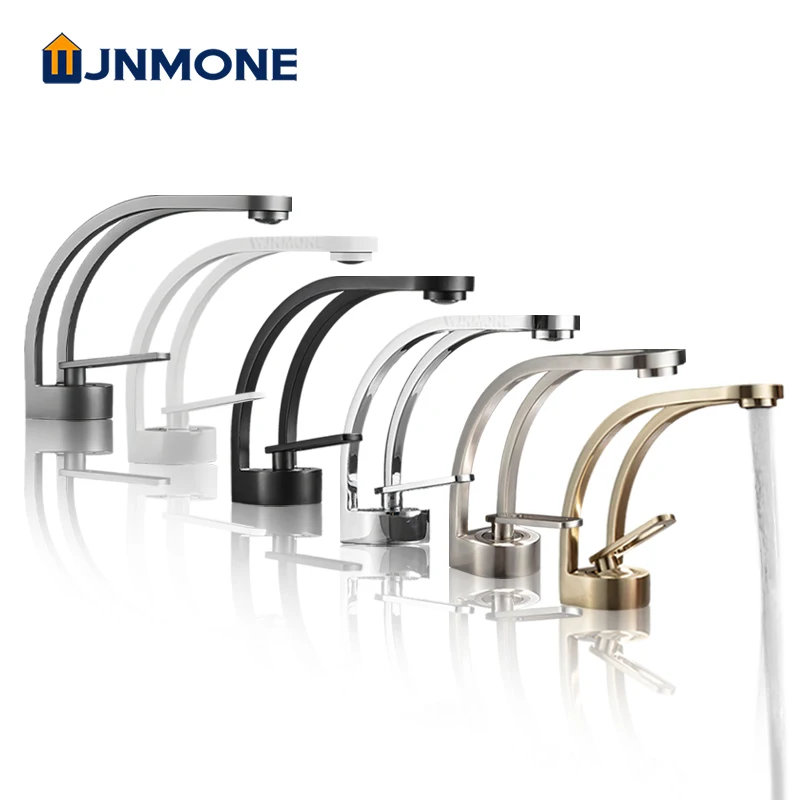 

Modern Faucet Bathroom Washbasin Water Faucet Brass Mixer Crane Basin Faucet Single Hole Sink Tap Toilet Vanity Bathroom Faucets