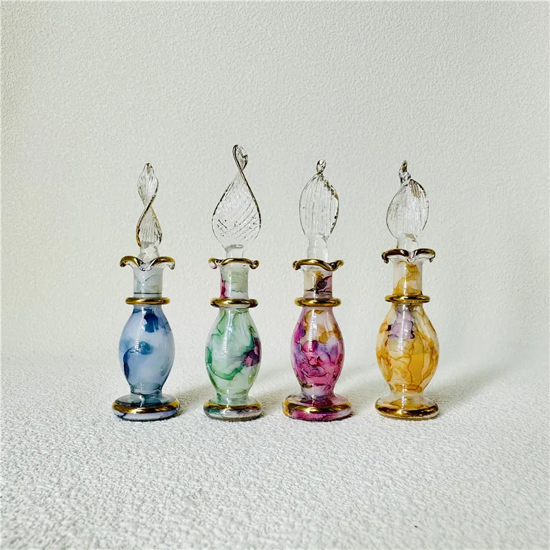 Essence Bottle Egyptian Perfume Bottle Glass Bottle Egypt Tourist Souvenir 5-6cm