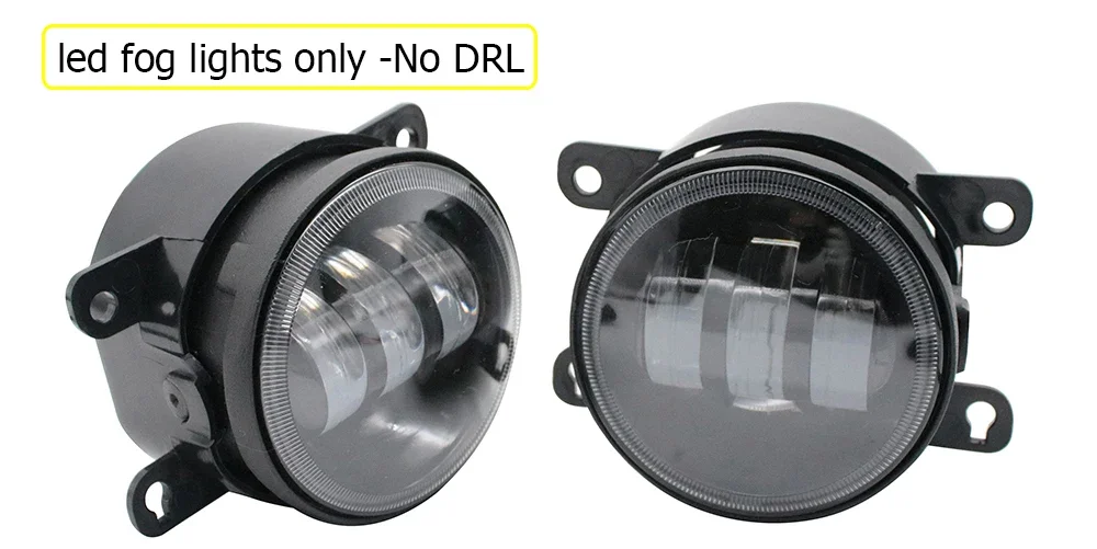 40W Led Fog Lights Angel Eyes DRL For Fiat Mobi Way On Like 2016-2021 2022 2023 2024 2025 2026 White Yellow Fog Driving Lamp detail image 13