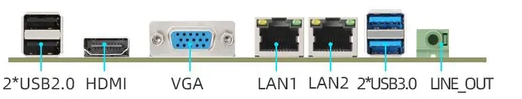 MW-NVR-J1900 Multi-disk Nas Main Board Dual Gigabit Network Port 8 Sata Interface Synology Snail Main Board