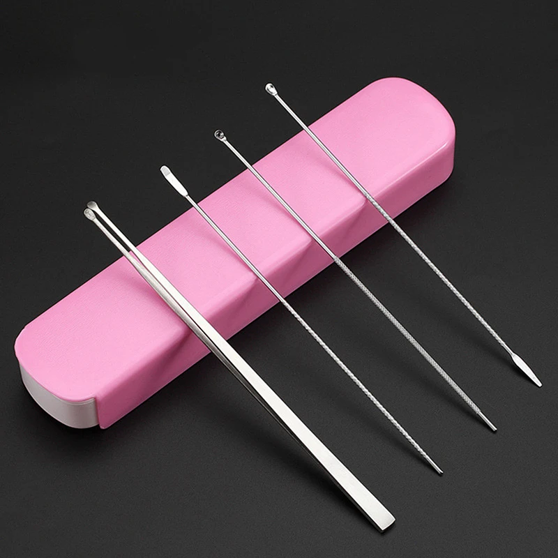 4pcs/6pcs Ear Picking Tool Household Ear Spoon Goose Feather Stick Professional Ear Digging Tool Ear Picking Tool