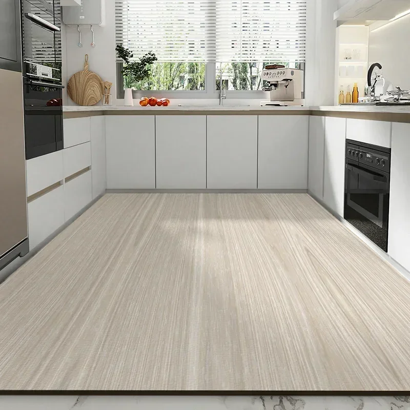 Carpet for Kitchen Waterproof Leather Floor Mat Non-slip Area Large Rug Oil-proof Home Decoration Foot Mats Big Size 주방 깔개