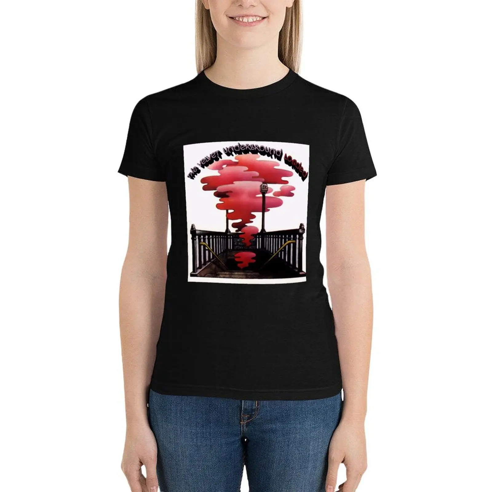 

Velvet Underground Loaded Album Cover T-Shirt tees plus size tops aesthetic clothes white t-shirts for Women