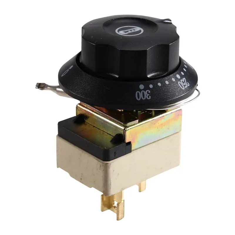 Hot Sale-Electric Oven Thermostat Switch 50-300 Celsius Rotary Switch Temperature Controller Switch