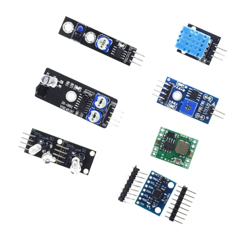 45 in 1 Sensors Modules Starter Kit for arduino, better than 37in1 sensor kit 37 in 1 Sensor Kit whit box