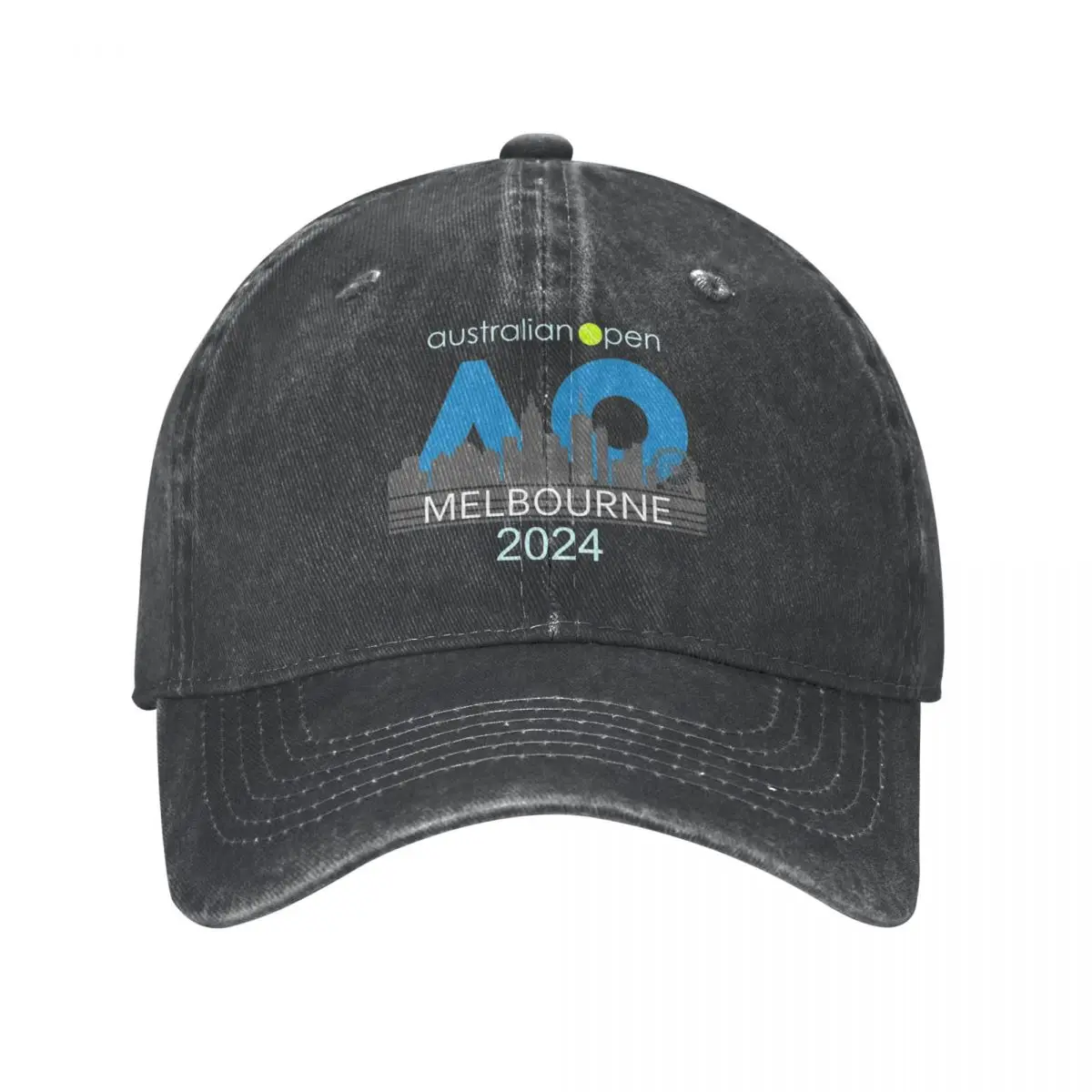 2024 Australian Open Tennis Men Baseball Caps Distressed Denim Washed Hats Cap Vintage Outdoor Workouts Adjustable Snapback Cap