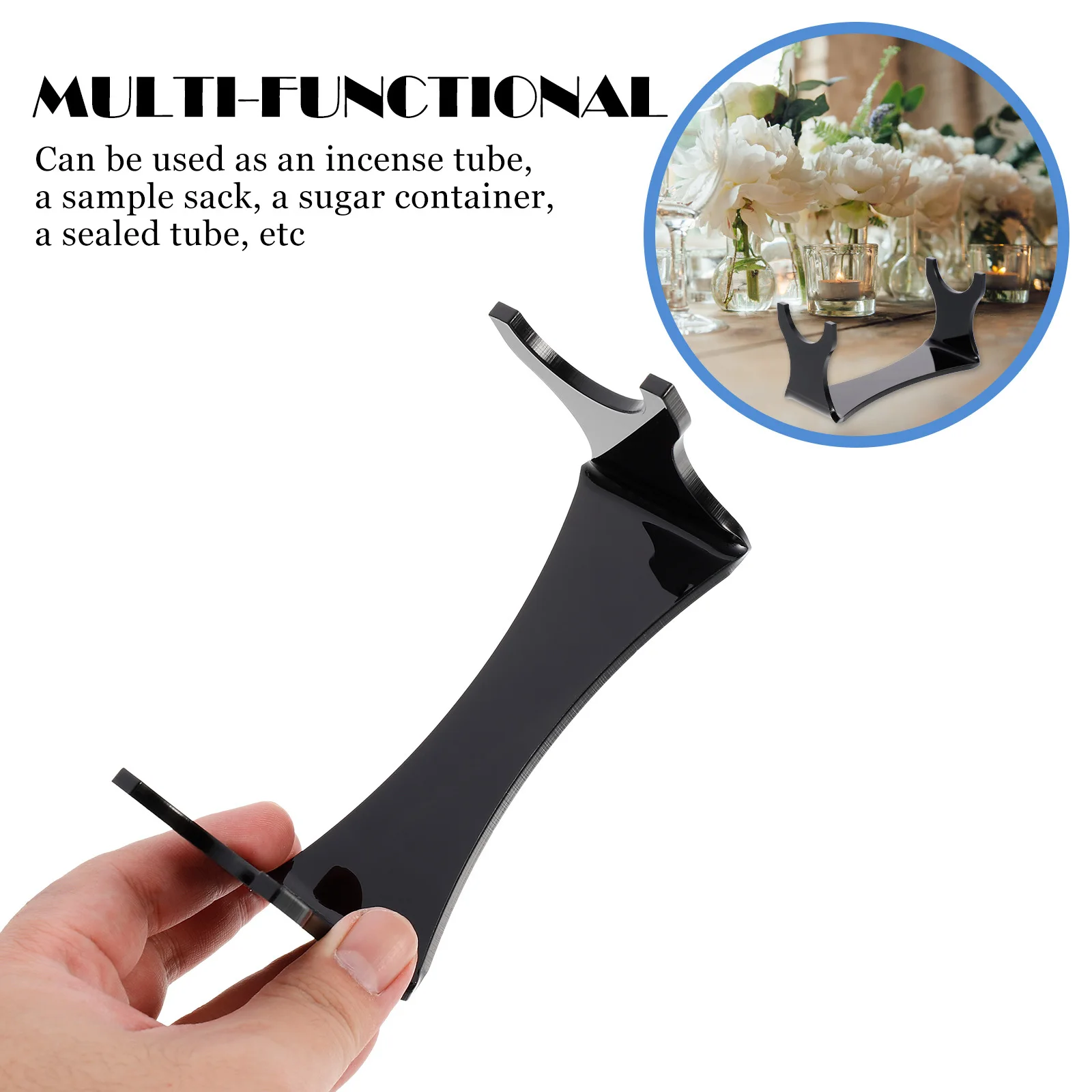 

2Pcs Lightsaber Storage Holder Black Acrylic Swords Display Stand Desktop Rack Organizer Swords Rack Display Holder