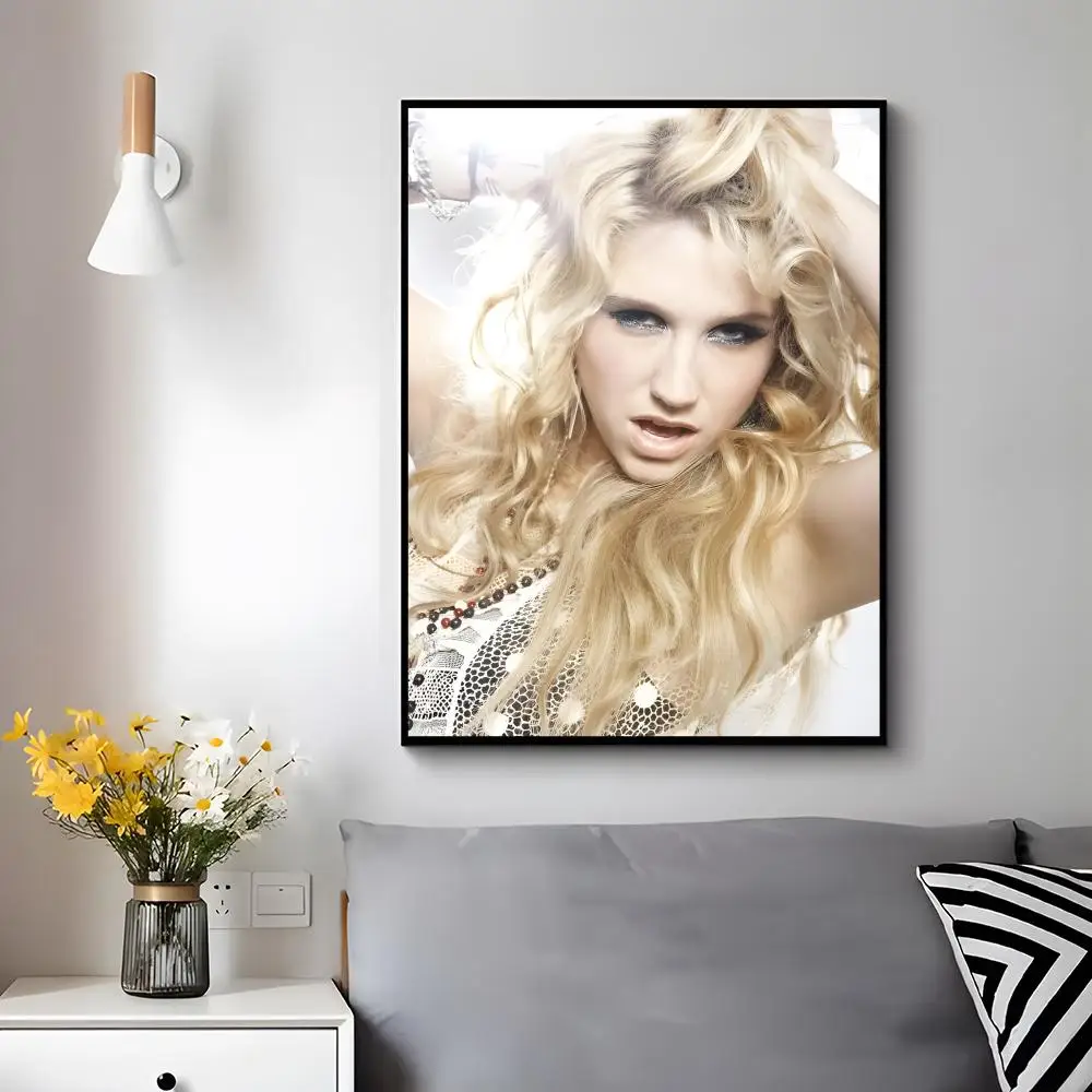Pop Singer K-kesha Poster Modern Luxury Wall Poster Home Decor Space Enhancer
