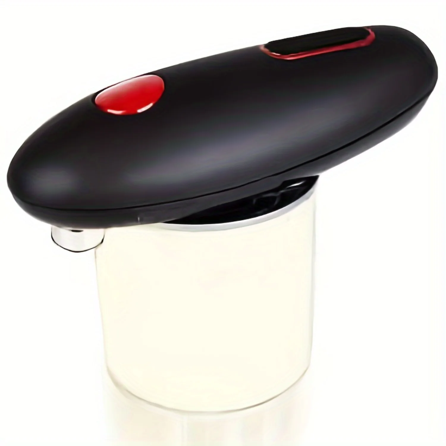 Black Can Opener, No Sharp Edge Can Opene, One-Touch  Can Opener Kitchen Gadgets  Can Openers