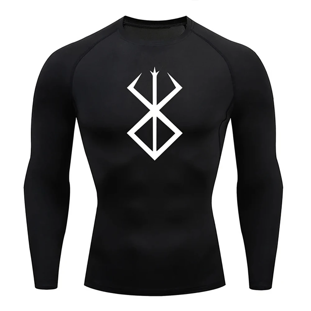 Milchseide, schnell trocknendes Herren-Sport-T-Shirt, Logo-Druck, Fitness, enge T-Shirts, dünne, atmungsaktive Langarm-Tops, Y2K-Casual-T-Shirts