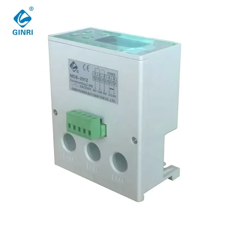 Relè di protezione motore trifase AC220V AC380V Relè di protezione da sovraccarico motore elettrico