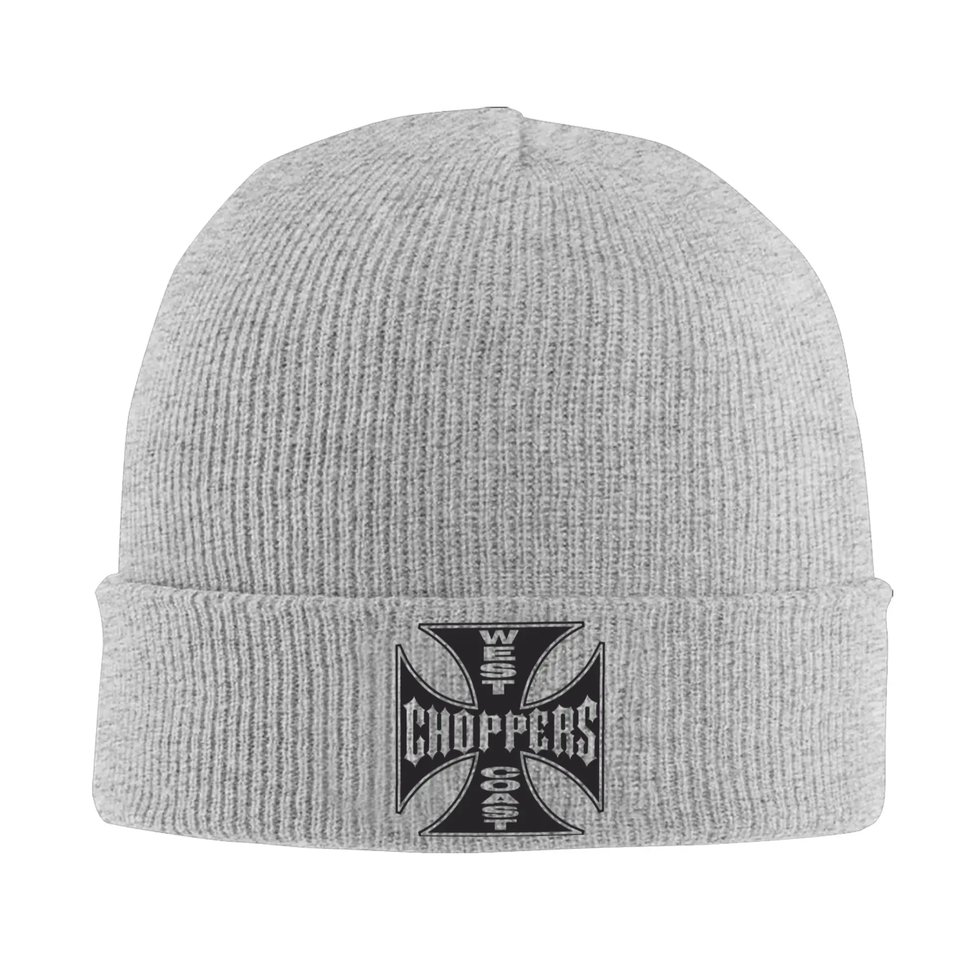 Custom Choppers Rock Skullies Beanies Caps For Men Women Unisex Hip Hop Winter Warm Knit Hat Adult Heavy Metal Music Bonnet Hats