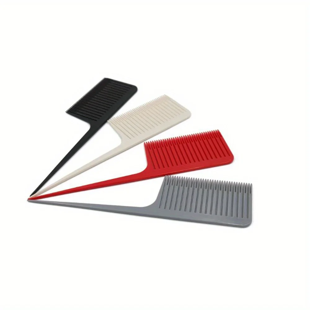 Professional Fine-tooth Hair Comb Pin Tail Comb Hair Dyeing Highlight Hair Brush Barber Hairdressing Comb Salon Hairstyling Tool