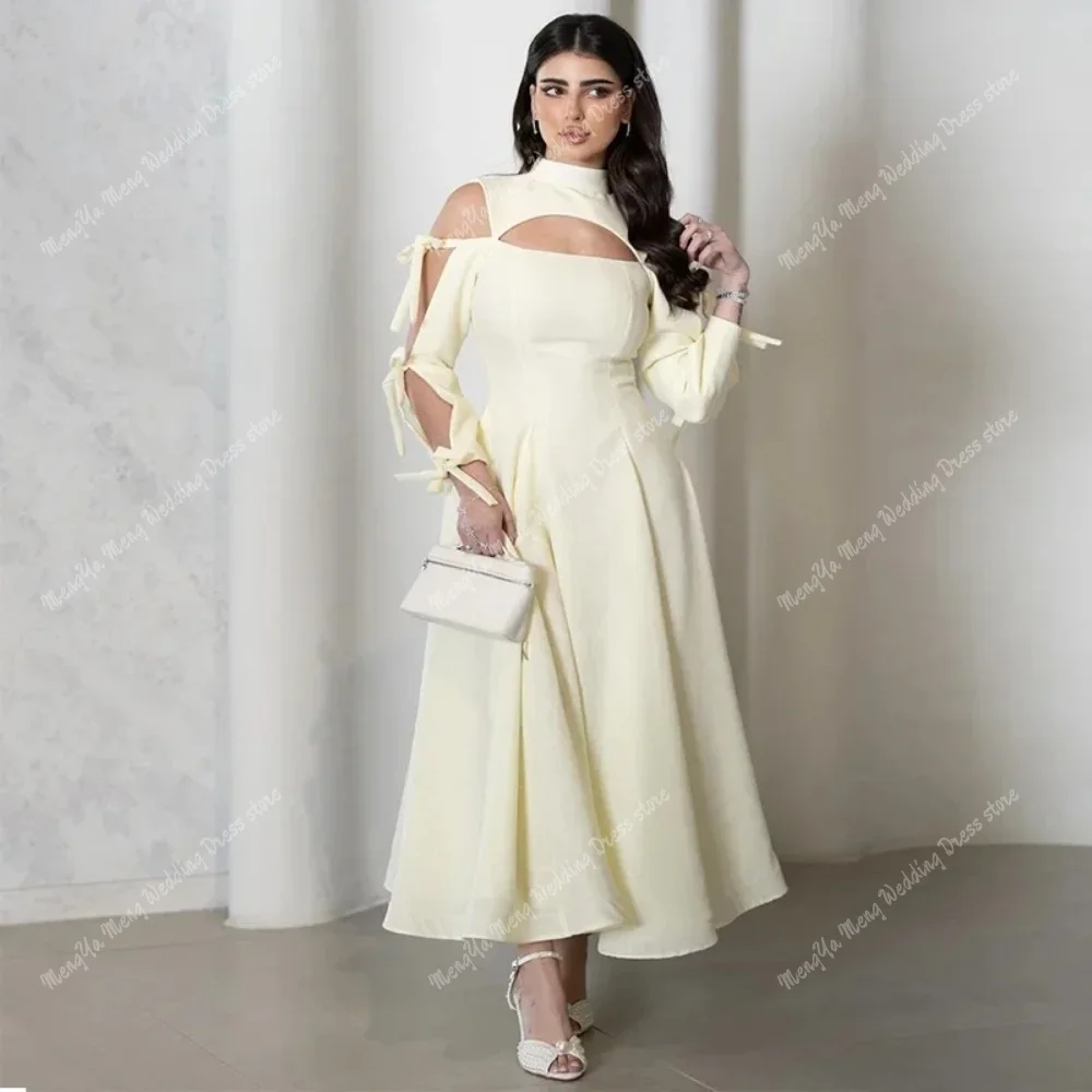 ZHUISHU A-line Evening Dress Sexy Sweetheart Cut Out Sleeves Prom Gowns Customized Saudi Arabric Ankle Length Prom Gown 2025