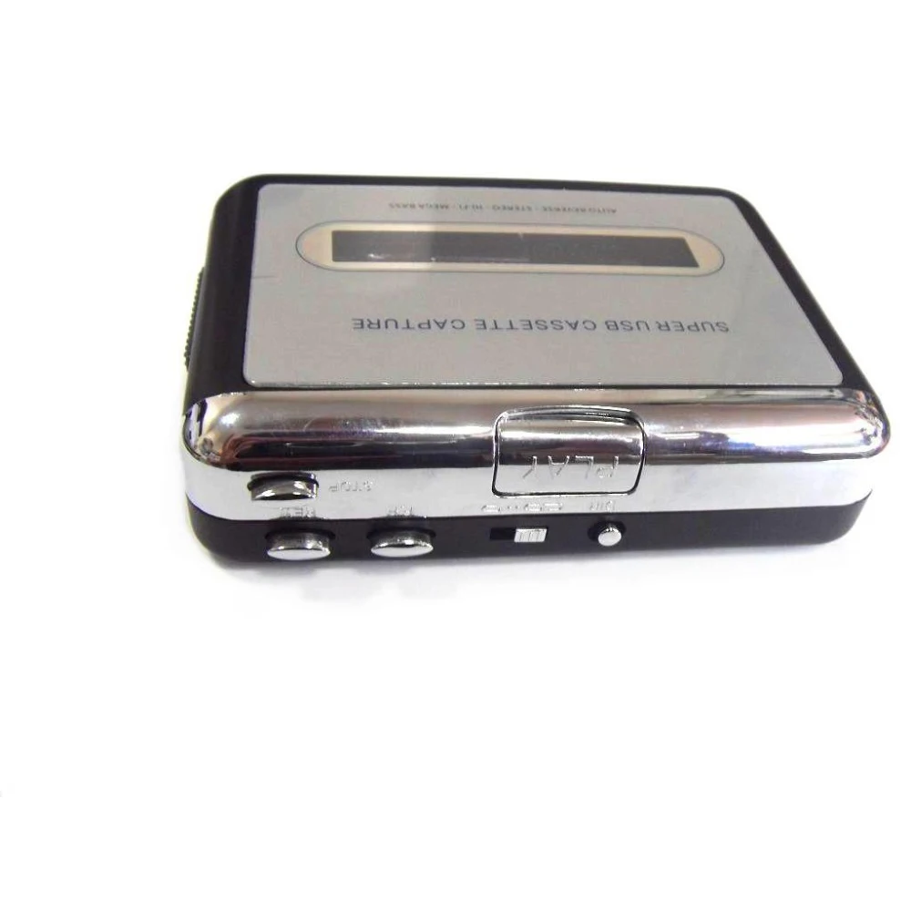 Cassette Player USB Cassette to MP3 Converter Capture Audio Music Player Convert Music On Tape to Computer Laptop Mac OS S01