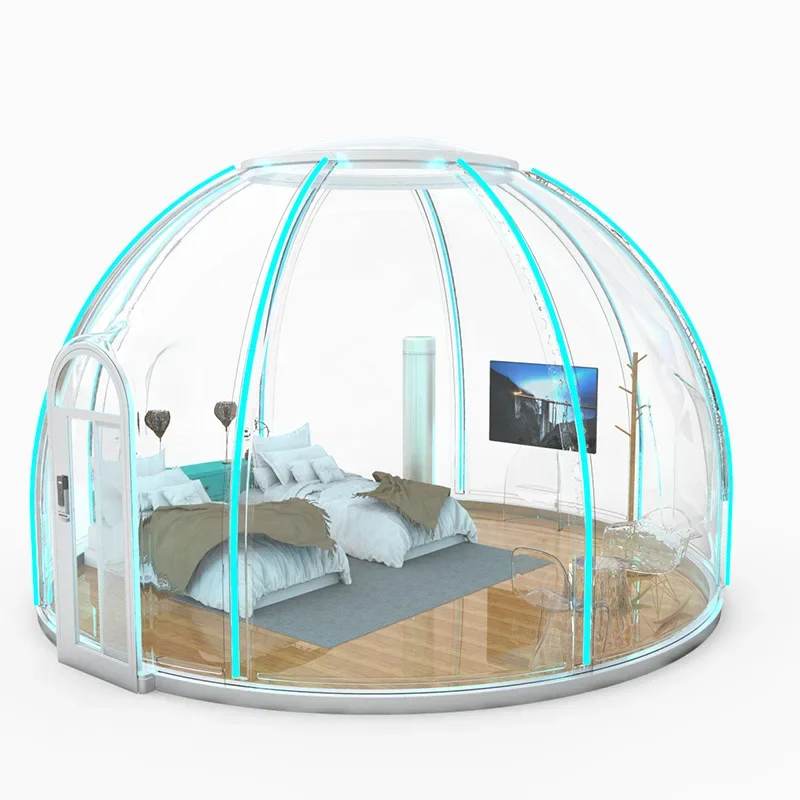 Check Out The Vacant Rooms Outdoor Terrace Soundproof Spherical Flame Retardant Pc Endurance Board Wind Resistant Bubble House