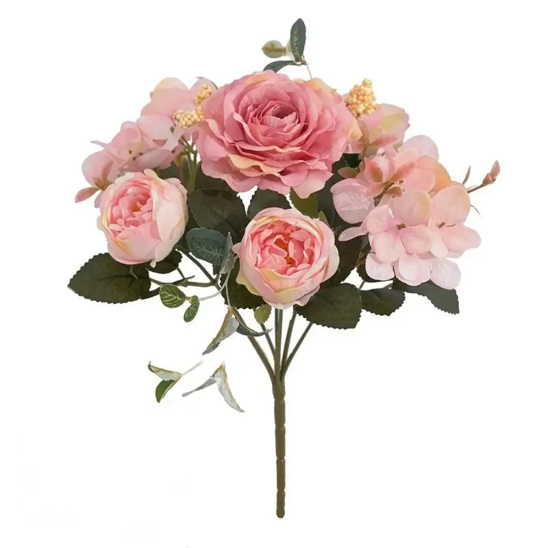 Fake Peony Bouquet Simulation Wholesale Wedding Staircase Decorative Artificial Flowers Silk Flowers