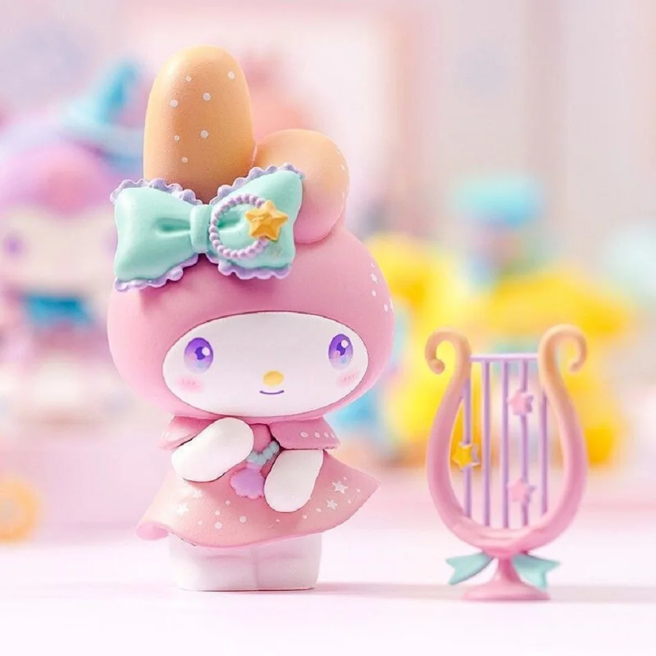 12 szt. Nowe Sanrio Blind Box Kawaii Kuromi Cinnamoroll My Melody Figurki Lalki Niespodzianka Zabawka dla Fanów Prezent 12 Losowych Stylów