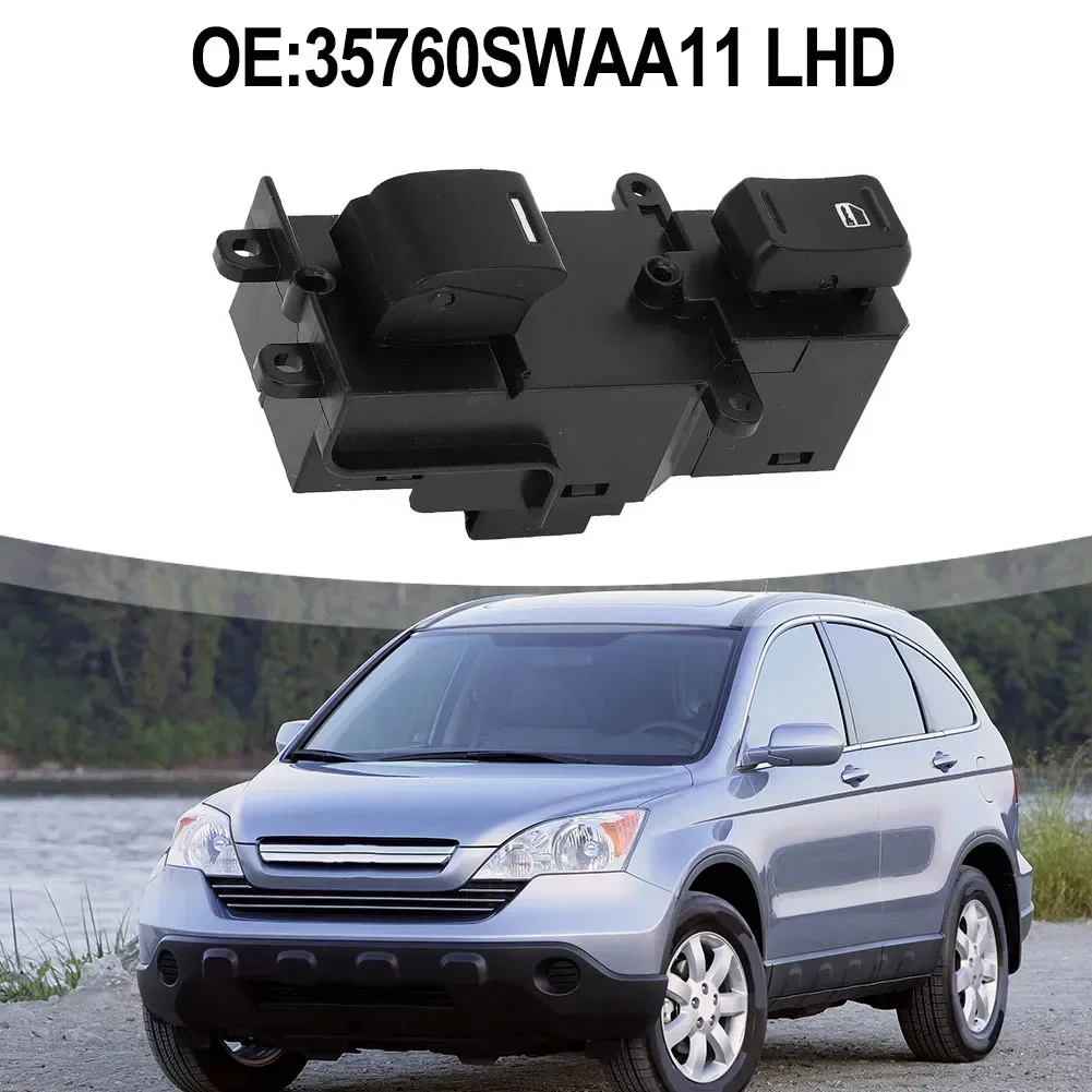 OEM Part Number 35760SWAA11 Front Right Passenger Side Window Switch For Honda For CRV 2007-2009 Replacement Car Accessories