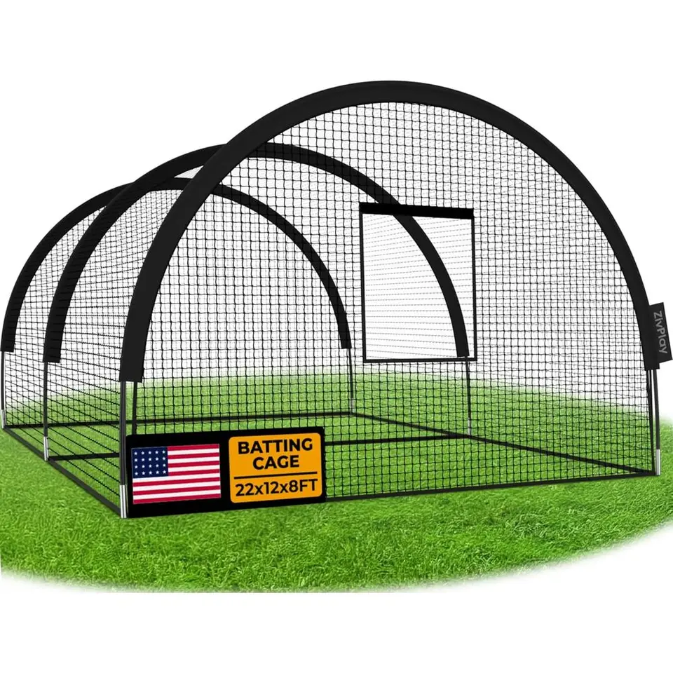 Portable Backyard Baseball Batting Cage Net